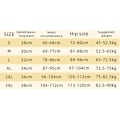 Miniatyrbild 4 av 4: Vadderade spetstrosor Seamless Butt Lifter For Womens XL Svart
