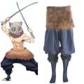 Pikkukuva 1 / 5: Demon Slayer Hashibira Inosuke Cosplay-asu Halloween-asu S
