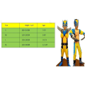 Miniatyrbillede 8 af 11: Wolverine Deluxe børnekostume multicolor 128