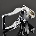Miniatyrbilde 3 av 4: Sommer Hot Sale Erstatning Metall Reversibel Belte Spenne for Menn Antikk Rektangulær Pin Spenne (Svart) C