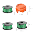 Miniatyrbillede 1 af 3: Sommer Udsalg Nyhed Til Black & Decker GL8033 GL9035 A6486 GL7033 Trimmer Line 3 Spoler+1 Hætte