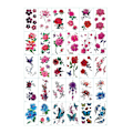 Miniatyrbild 1 av 2: Sommarrea Tillfälliga Tatueringar Falska Tatueringar Blommor Falska Tatueringar Flerfärgade multicolor