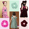 Pikkukuva 4 / 6: Kesän kuuma ale 50 kpl scrunchie-hiuslenkkejä | Sametti | Hiuslenkit |