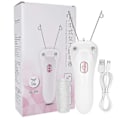 Miniatyrbillede 2 af 5: Sommer Hot Sale USB-opladning 2 Farver Sikker Tråder Hårfjerner, Elektrisk Trådepilator, Bærbar Ansigtsbehandling til Kvinder (Pink) - Perfet