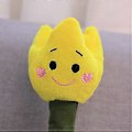 Miniatyrbild 3 av 3: Sommarrea Pratsam Blomma Plyschleksak Dansande Talande Upprepande Multifunktionell Tulpan[D] Yellow