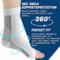 Miniatyrbillede 3 af 3: Sommer Hot Sale 2 par kompressionsstrømper til neuropatisk ankelstøtte strømper S/M