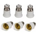 Miniatyrbild 1 av 5: Sommarrea - Set med 6 B22 till E27 Lamphållare - LED Lamp Adaptrar