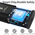 Miniatyrbillede 3 af 5: 2-pak - Til Samsung Galaxy S22, S21, Note 20 Hurtig Opladning, 25W USB C Vægoplader Super Hurtig Oplader Type C Blok & 1,8 m Android Telefon Opladerkabel til