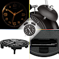 Miniatyrbillede 3 af 5: Sommer Udsalg 4 Tommer Dobbelt Klokke Høj Alarm Clock til Tunge Sovere, Baggrundslys, Batteridrevet Gammeldags Vækkeur til Soveværelse (Sort)