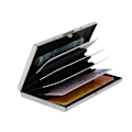 Miniatyrbillede 5 af 5: Sommer Udsalg Varmt Rustfrit Stål Kortholder med Rum - Beskytter RFID Wallet Metal Sort Black Svart