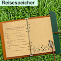 Miniatyrbillede 2 af 5: Sommer Hot Sale 1 stk læder notesbog - grøn - gaveæske