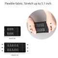 Miniatyrbilde 2 av 6: 12 Pakning Fleksibel BH-forlengerstropp 2/3/4 Kroker Justerbar BH-stropp