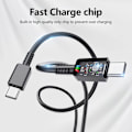 Miniatyrbillede 4 af 5: 2-pak - Til Samsung Galaxy S22, S21, Note 20 Hurtig Opladning, 25W USB C Vægoplader Super Hurtig Oplader Type C Blok & 1,8 m Android Telefon Opladerkabel til
