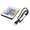 Miniatyrbild 6 av 6: Sommarrea USB Bluetooth RGB Ljusremskontroller med Fjärrkontroll för 4-Pin 5V LED-ljusremsor
