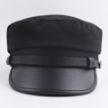 Miniatyrbild 3 av 4: Sommarrea Mode Unisex Militärkepsar Vår Höst Sjömanshattar För Kvinnor Män Platt Topp Kapten Keps Black