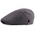 Miniatyrbild 5 av 6: Sommarrea Stilfull Sommarhatt för Män Andningsbar Mesh Beret Black
