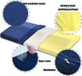 Svankkudde Memory Foam Kudde Svankstödskudde Ortopedisk Sovkudde Svankstödssängkudde Tillverkad av Memory Foam