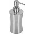 Borstad Silver 304 Bänk Tvåldispenser 400ml Midjetrumma Borstad Pumpflaska 1 st