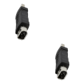 Miniatyrbild 4 av 5: 2 st Firewire IEEE 1394 6-stifts hona till USB hane-adapter