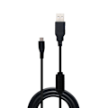 Miniatyrbillede 4 af 5: Micro USB-ladekabel til dataoverførsel til Sony PS4 Slim-spilcontroller