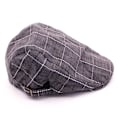 Miniatyrbillede 3 af 3: Flat cap ternet - Flere farvevalg black