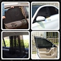 Miniatyrbild 8 av 10: Sun Shade / Mosquito Net for Car - Attaches Over Car Door front window