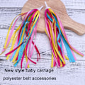 Miniatyrbild 7 av 7: 1 par Barn Cykel Tofs Band, Barn Scooter Styre Streamers Cykelgrepp Band Baby-Multicolor