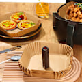 Miniatyrbillede 2 af 3: 100-pak Bakepapir Airfryer 20cm