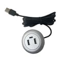Miniatyrbilde 1 av 8: Innebygd Desktop USB TYPE-C Lader Møbelkontakt Lading silver
