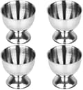 Rostfritt stål Köksdekoration Äggbricka Koppar (Silver) 4st