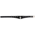 Miniatyrbilde 6 av 8: Lær Choker Punk Krage Dame Nagler Piggete Chokere A2