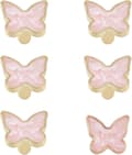 Decorative Butterfly Kitchen Cabinet Knobs, 6-Pack Creative Dresser Drawer Handles Furniture Cabinet Handles