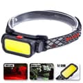 COB LED Hodelykt USB Oppladbar 4 Moduser Belysning Hodelykt Innebygd Batteri Camping Fiske Lanterne