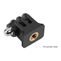 Miniatyrbild 4 av 6: Stativadapter GoPro/DJI/Insta360 Actionkameror Svart