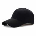 Svart keps Sport Strapback Kardborrspänne