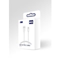 Miniatyrbild 3 av 3: USB till USB-C-kabel 1 m, Vit