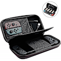 Miniatyrbillede 3 af 5: Switch-etui til Nintendo Switch og Switch Oled, rejseetui til Switch med præget Legend Of Zelda Breath Of The Wild, bærbar Switch-taske