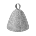 Miniatyrbilde 2 av 5: 3 stk. badstuehatter i filt, badehatt, hodebeskyttelse, absorberende badstuehette for badstue, dusj, bad, dampbadstue A