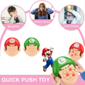 Pikkukuva 3 / 11: Quick Push -peli Sähköinen Pop It -lelu Nopea Push -pulmapeli Bubble red onesize