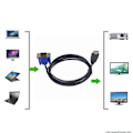 Miniatyrbilde 4 av 4: 1M HDMI til VGA-kabel Videokabel for TV-dataskjerm