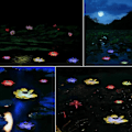Miniatyrbillede 6 af 6: Solcelle LED Lotusblomst, flydende, dam, pool natlys