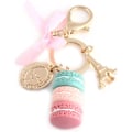 Miniatyrbild 5 av 5: Legering Macaron Nyckelring Söt Färgglad Macaron Eiffeltorn