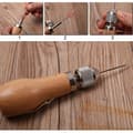 Miniatyrbillede 2 af 5: Træhåndtag Læder Canvas Speedy Stitcher Sysyl