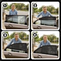 Miniatyrbild 7 av 10: Sun Shade / Mosquito Net for Car - Attaches Over Car Door front window