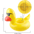 Miniatyrbilde 3 av 5: Sommer Pool Bursdagsfest Oppblåsbar Koppholder (2 stk)