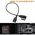Miniatyrbillede 3 af 5: USB lydkabel med USB adapter til Audi AMI MMI 2G 3G 3G+- Perfekt
