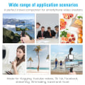 Miniatyrbilde 7 av 8: Vlogging Videopakke med Stativ Mikrofon LED-lys Telefonholder