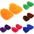 Miniatyrbillede 2 af 2: Mikrofiber Bilvaskehandske Tyk Ultra Blød Sæt orange
