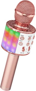 Mikrofon för karaoke, trådlös karaoke-mikrofon för barn att sjunga med