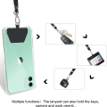 Miniatyrbilde 2 av 5: Telefonrem med lapp, justerbar nakkestropp i nylon Kompatibel me
